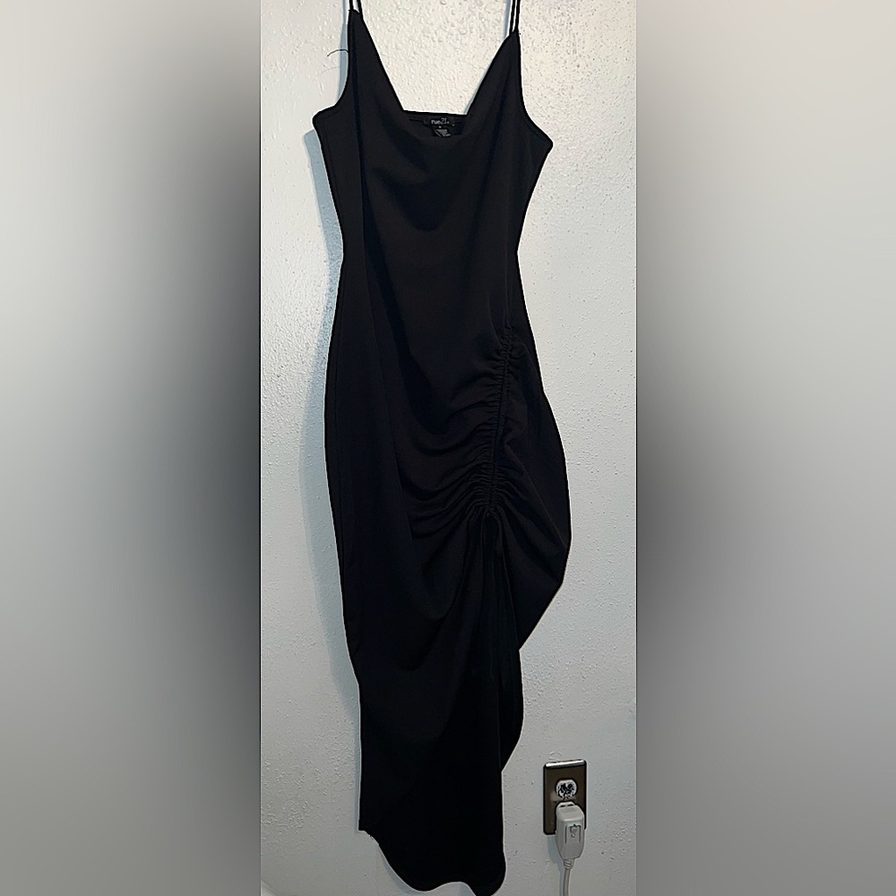 Rue21 black midi dress.